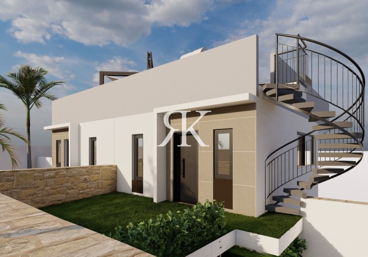 Obra Nueva en construcción - Villa pareado - Algorfa - La Finca Golf