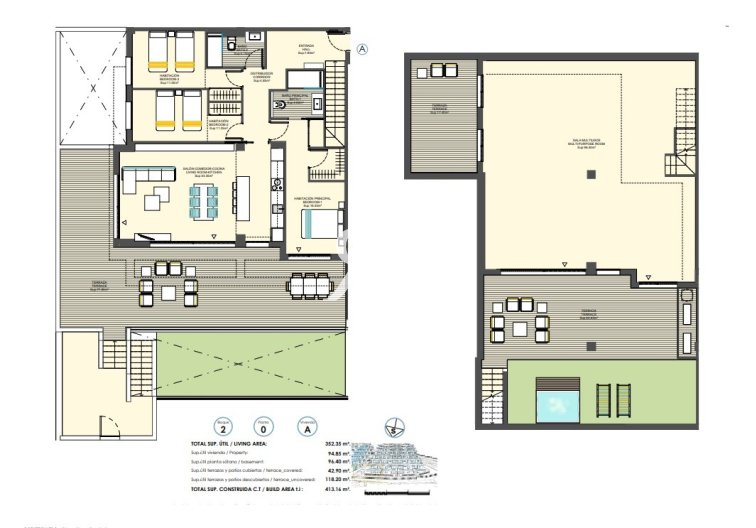 Neubau im Bau - Maisonette-Wohnung - Finestrat