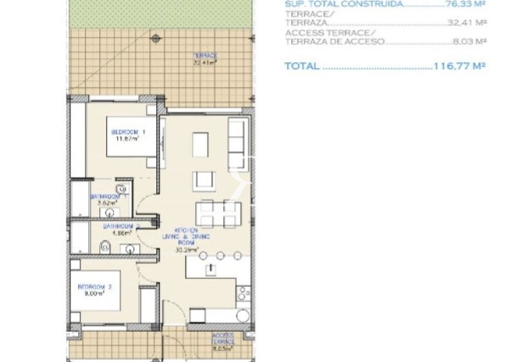 Neubau im Bau - Wohnung - Los Alcázares - La Serena Golf