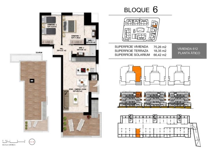 Obra Nueva en construcción - Atico - Torrevieja - Los Balcones 