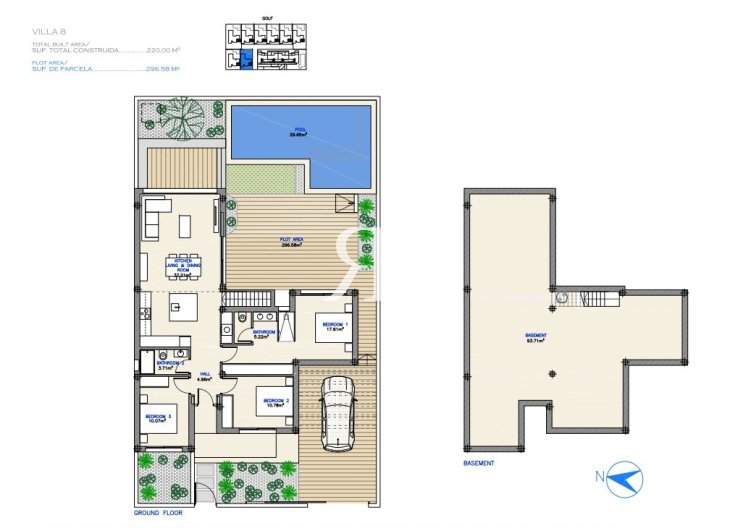 Obra Nueva en construcción - Villa independiente - Los Alcázares - La Serena Golf