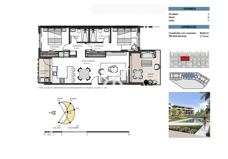 Obra Nueva en construcción - Apartamento  - Torre-Pacheco - Santa Rosalia Lake and Life Resort