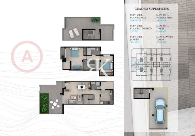 Nieuwbouw in constructie - Herenhuis - La Manga del Mar Menor