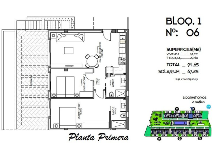 Obra Nueva en construcción - Atico - Algorfa - La Finca Golf