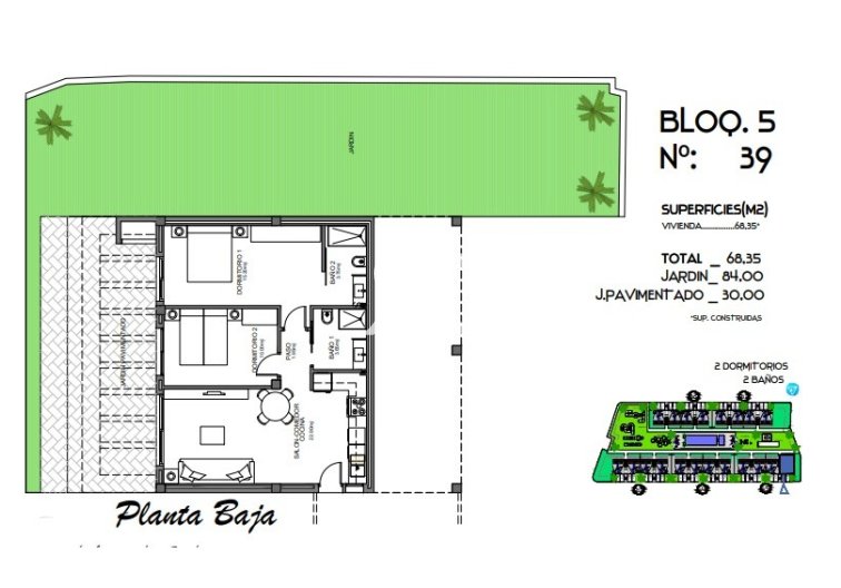 Obra Nueva en construcción - Apartamento  - Algorfa - La Finca Golf