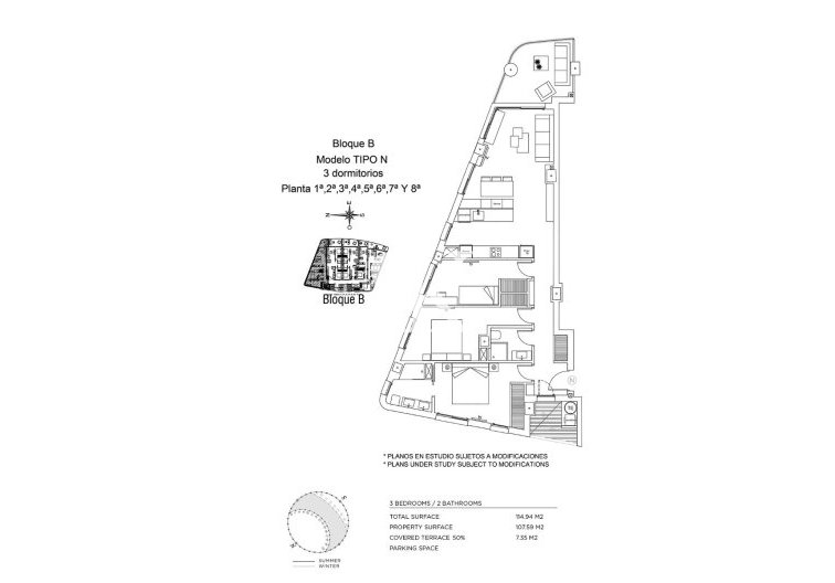 Obra Nueva en construcción - Apartamento  - La Manga del Mar Menor