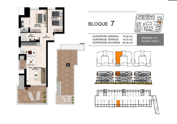 Obra Nueva en construcción - Atico - Torrevieja - Los Balcones 