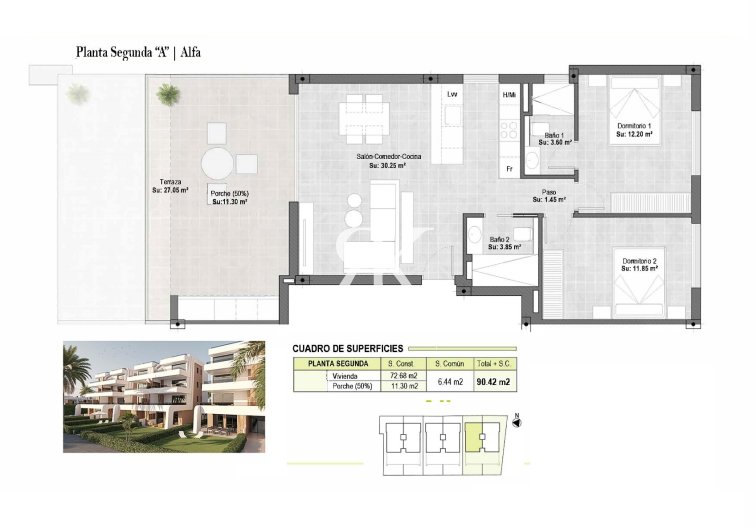 Obra Nueva en construcción - Apartamento  - Alhama de Murcia - Condado de Alhama Golf