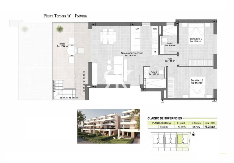 Obra Nueva en construcción - Atico - Alhama de Murcia - Condado de Alhama Golf