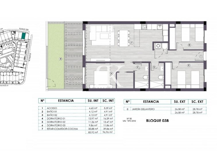 Obra Nueva en construcción - Apartamento  - Monforte del Cid - Alenda Golf