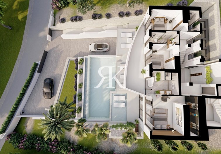 Nieuwbouw in constructie - Vrijstaande villa - Altea