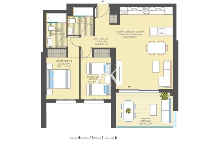 Neubau im Bau - Wohnung - Orihuela Costa - Campoamor