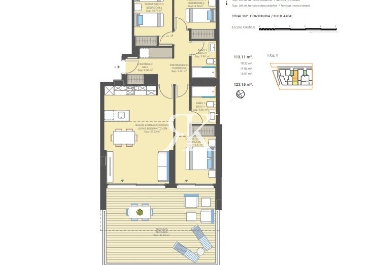 New build under construction - Apartment - Orihuela Costa - Campoamor