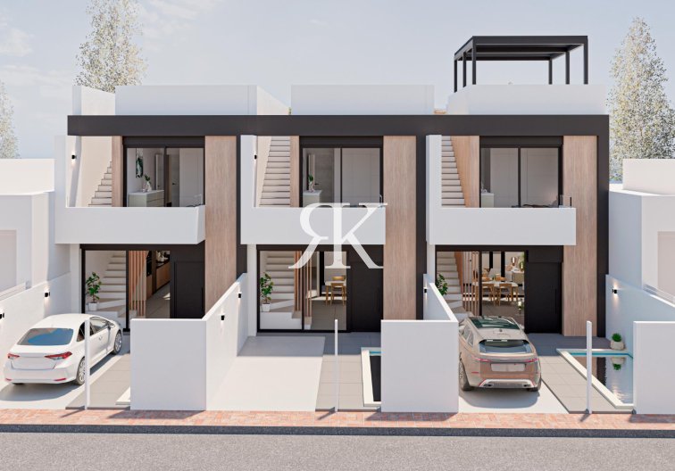 Nieuwbouw - Halfvrijstaande villa - San Pedro del Pinatar