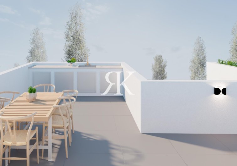 Nieuwbouw - Halfvrijstaande villa - San Pedro del Pinatar