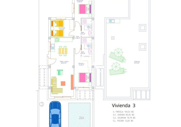 Obra Nueva en construcción - Villa independiente - San Javier