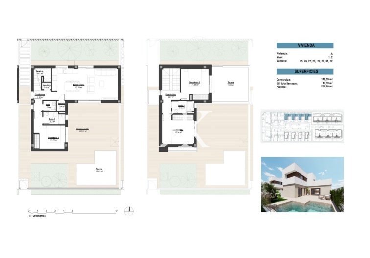 Neubau - Freistehende Villa - Los Alcázares - La Serena Golf