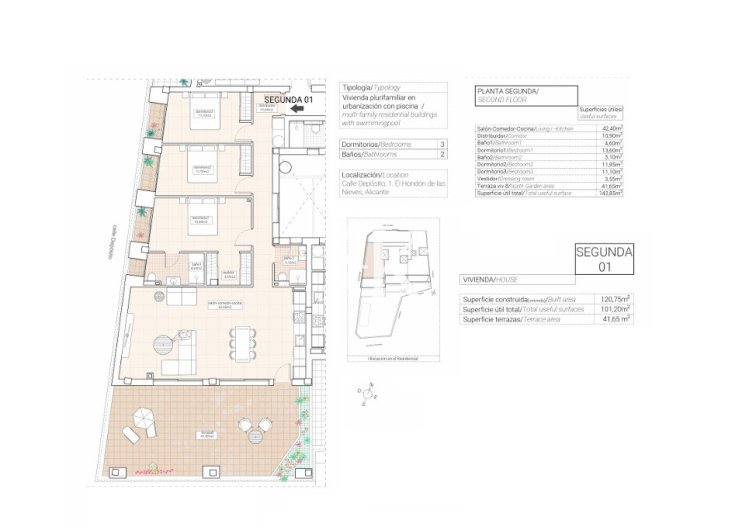 New Build - Apartment - Hondón de las Nieves