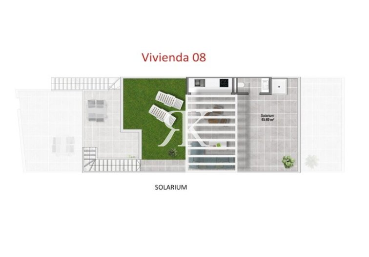 Neubau - Bungalow im obersten Stockwerk - Pilar de la Horadada