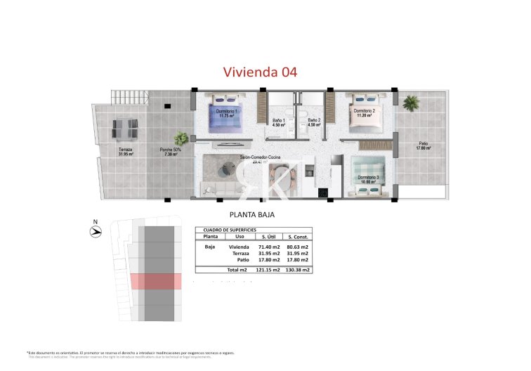 Nieuwbouw - Bungalow op de begane grond - Pilar de la Horadada