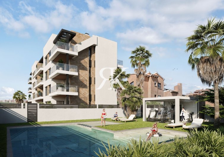 Obra Nueva - Bungalow en planta baja - Torrevieja - Aguas Nuevas