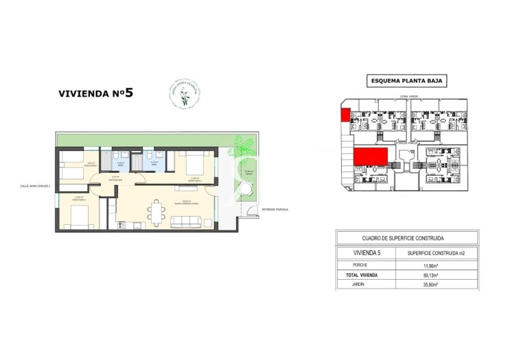 New Build - Ground floor Bungalow - Pilar de la Horadada