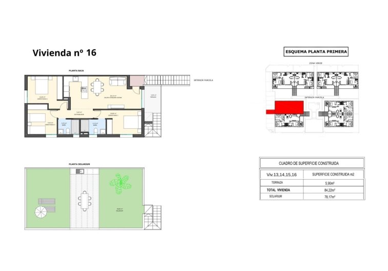 New Build - Top floor bungalow - Pilar de la Horadada