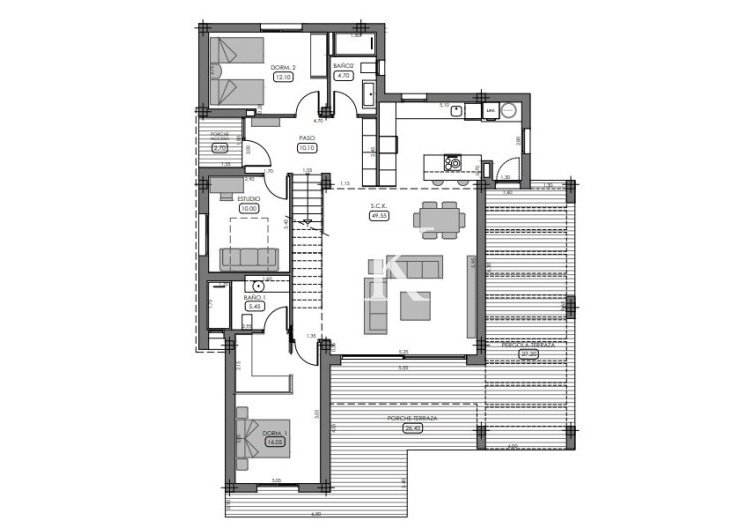 Neubau - Freistehende Villa - Algorfa - La Finca Golf Resort