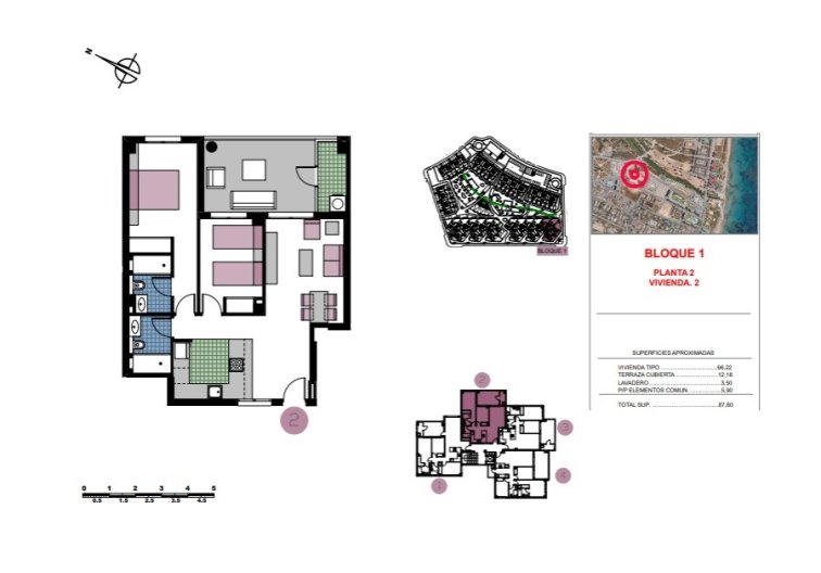 Neubau - Wohnung - Pilar de la Horadada - Mil Palmeras