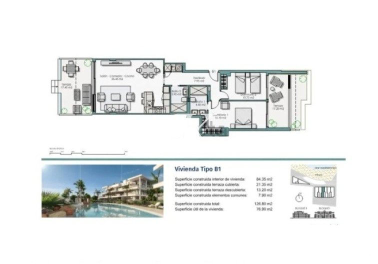  - Bungalow op de begane grond - Denia - Strand van Les Bovetes