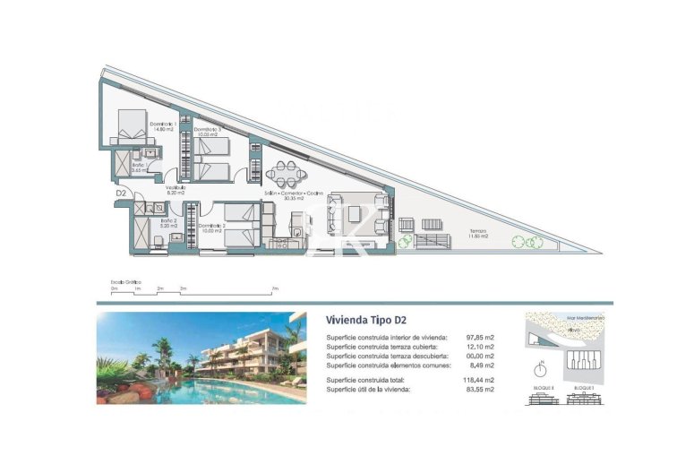  - Bungalow op de begane grond - Denia - Strand van Les Bovetes