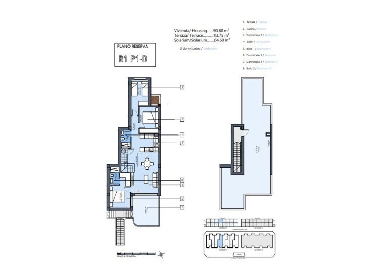 New Build - Top floor bungalow - Dolores