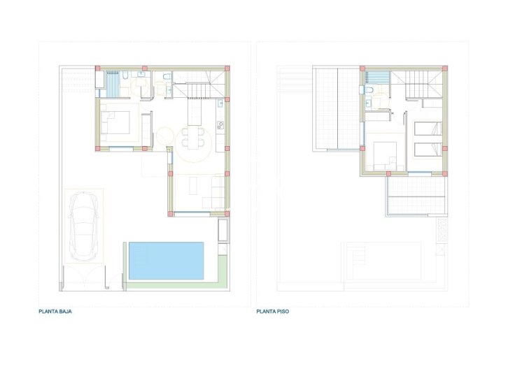 Obra Nueva - Villa pareado - San Fulgencio