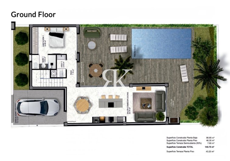 New Build - Semi-detached Villa  - Almoradí