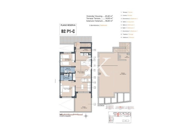 Nieuwbouw - Bungalow op de bovenste verdieping - Los Alcázares