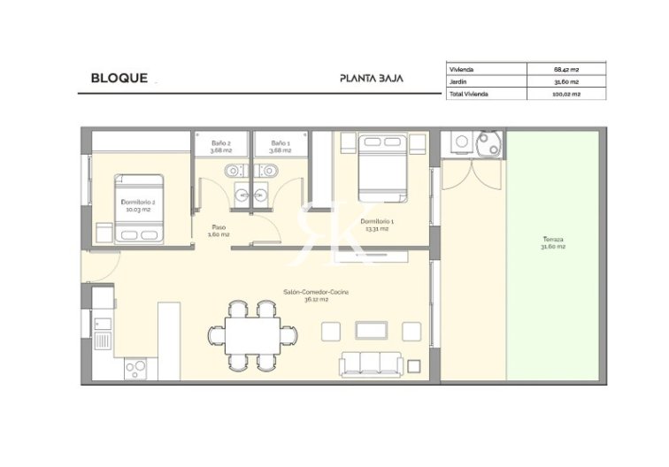 New Build - Ground floor Bungalow - Finestrat - Balcón de Finestrat