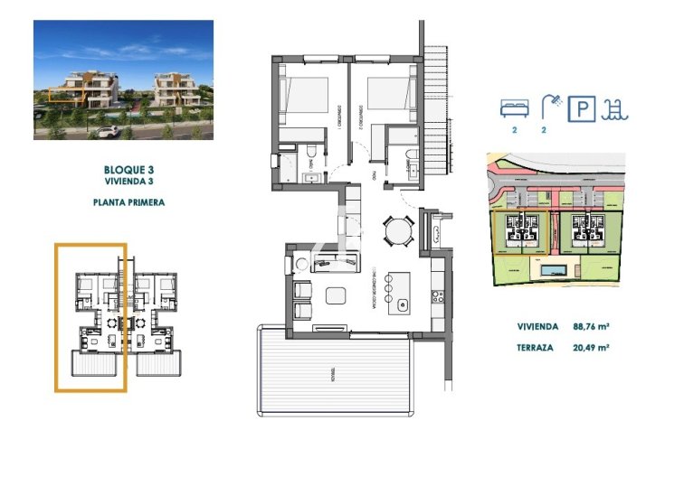 New Build - Apartment - Fuente Álamo - Hacienda del Álamo Golf Resort