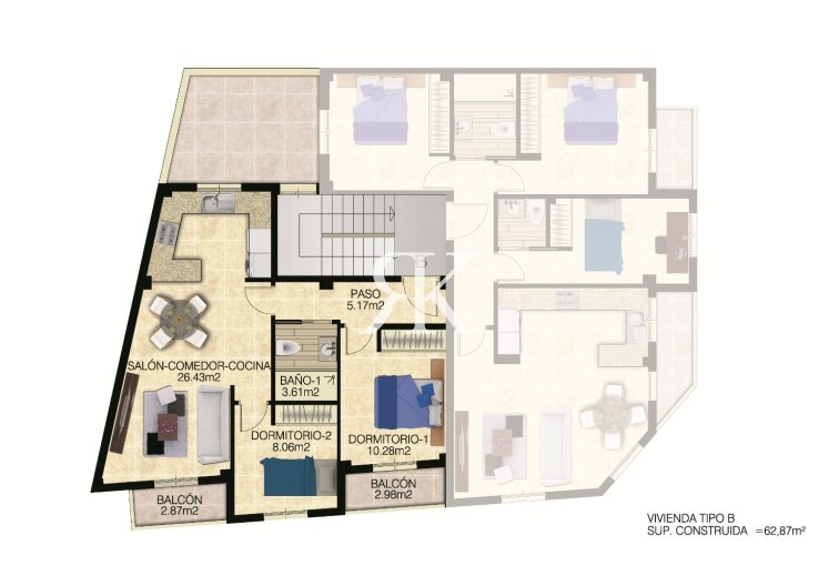  - Apartamento  - Jacarilla