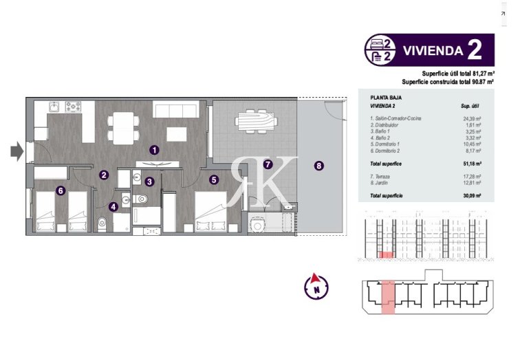  - Wohnung - Torrevieja - La Mata