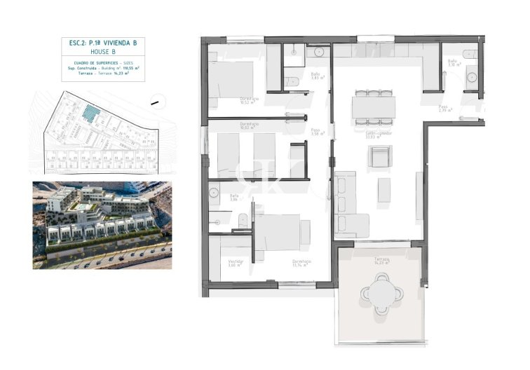 Obra Nueva - Apartamento  - Águilas - Playa de Hornillo