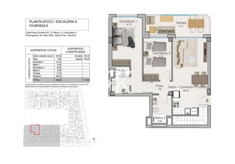 Neubau - Penthaus - Santa Pola