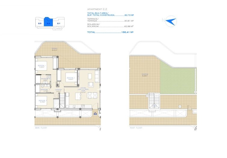 Construction Neuve - Penthouse - Los Alcázares - La Serena Golf