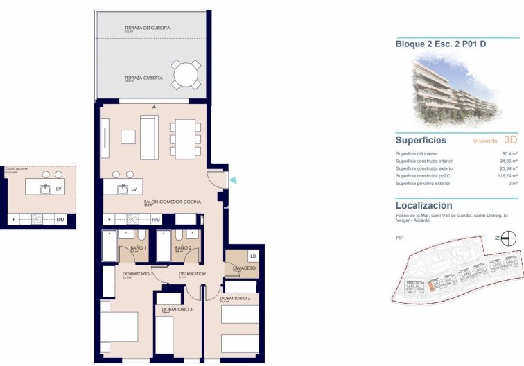 Construction Neuve - Appartement - Denia - Playa de La Almadraba