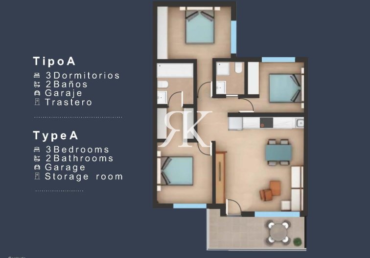 New Build - Top floor bungalow - San Pedro del Pinatar - Los Pinos