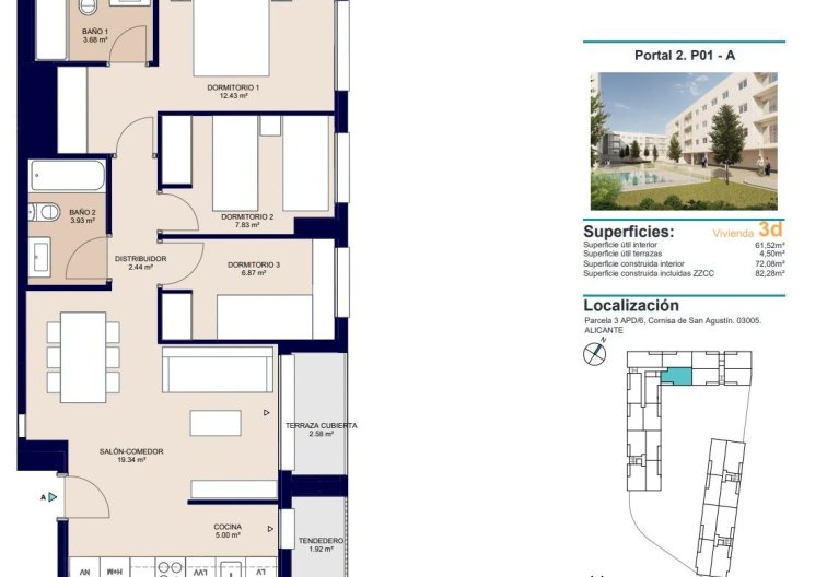 Nieuwbouw - Appartement - Alicante - San Agustín