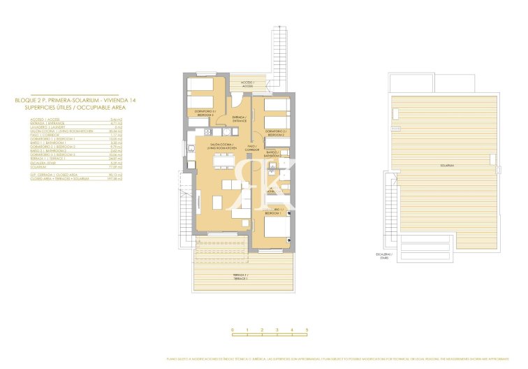 Neubau - Bungalow im obersten Stockwerk - Orihuela - Vistabella Golf