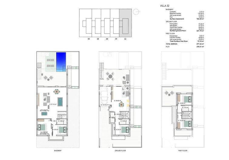 New Build - villa - Los Alcázares - Serena Golf