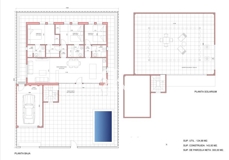 New Build - villa - Fuente Álamo - La Pinilla