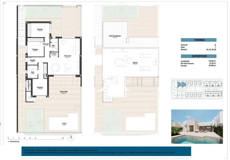 New Build - villa - Los Alcázares - Serena Golf