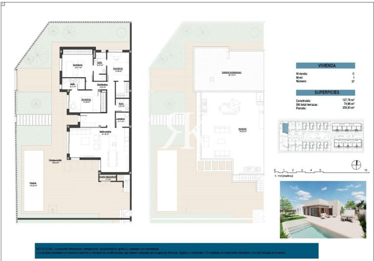 New Build - villa - Los Alcázares - Serena Golf